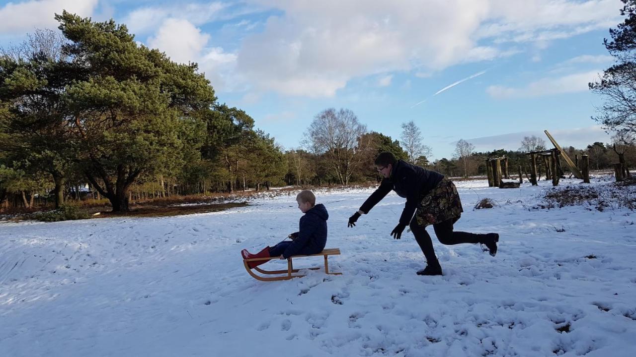 Chalet Op De Veluwe # Linde بوتِنْ المظهر الخارجي الصورة